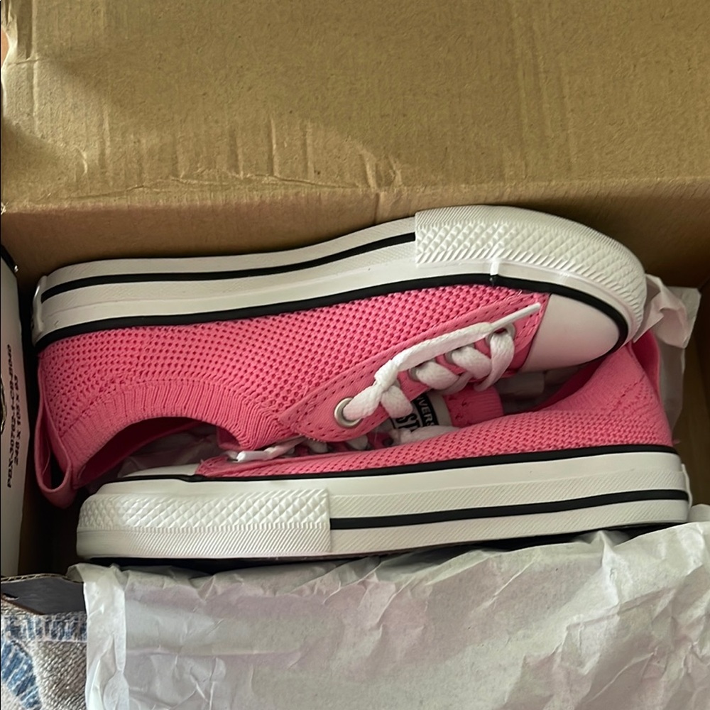 Pink Converse Slip-ons